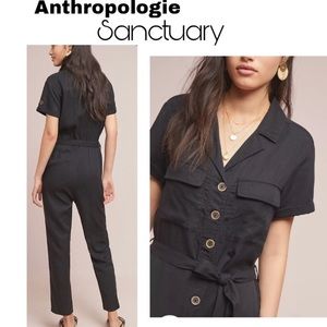 Anthropologie Sanctuary Black Renewal Jumpsuit